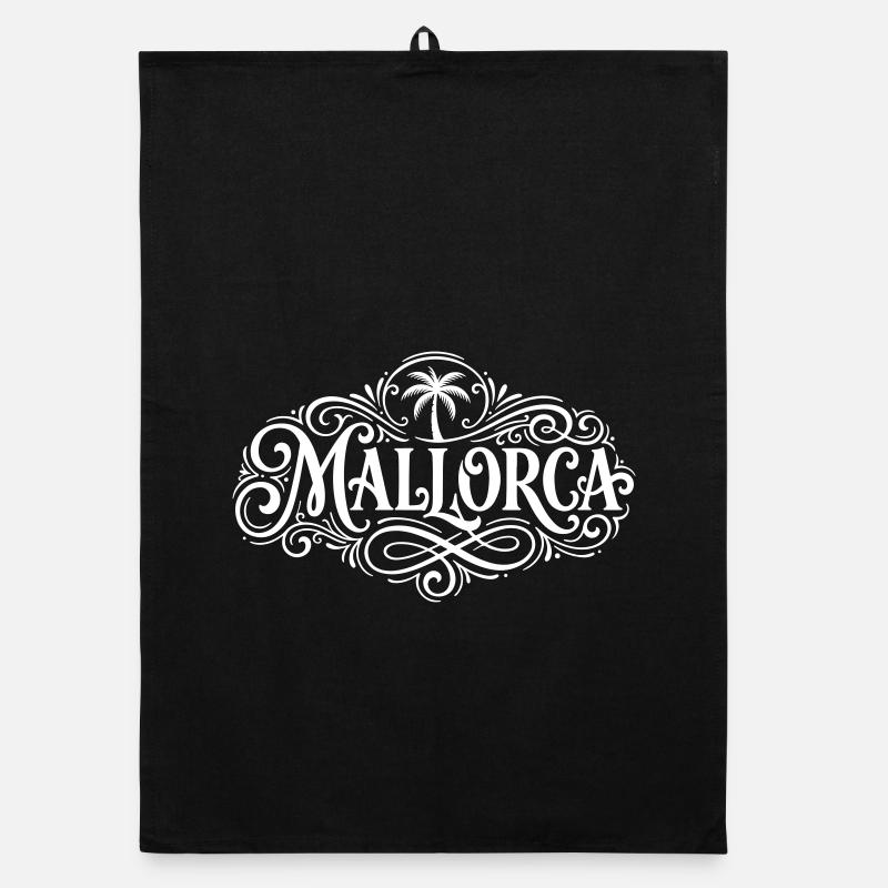 Palmier à lettres de Majorque Torchon bio