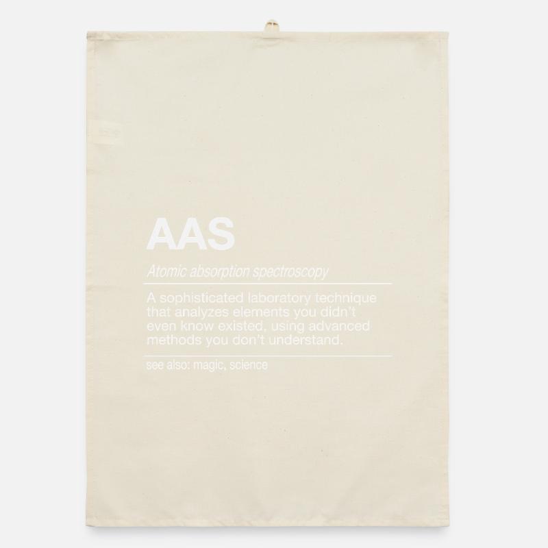 AAS Analyse Atomabsorptionsspektrometrie Analytik Organic Geschirrtuch