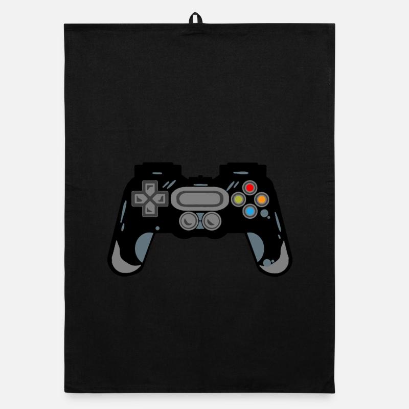 Silhouette de manette rétro Torchon bio