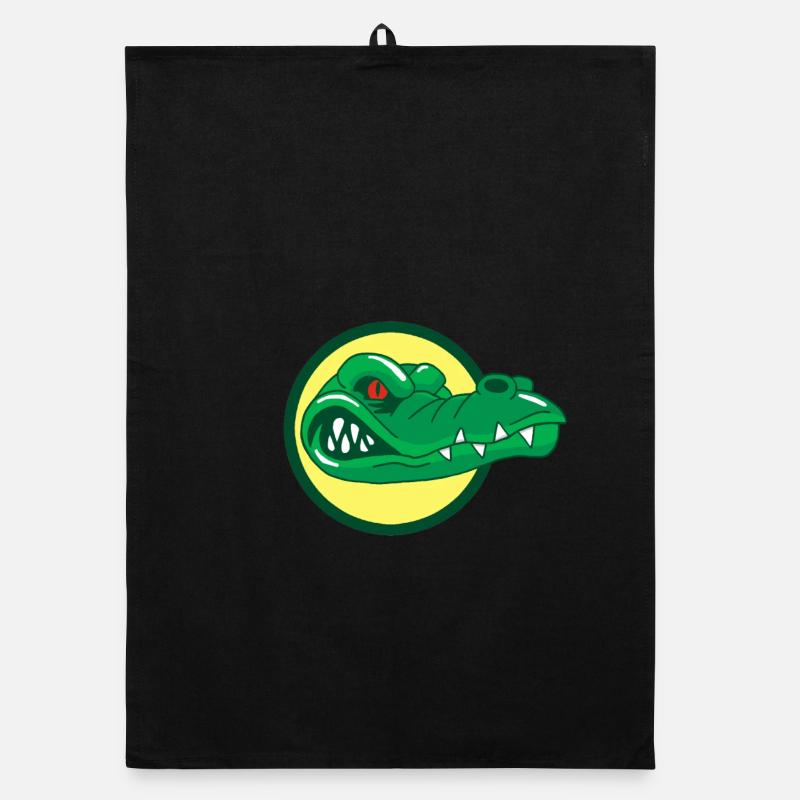 Crocodile head Organic dish towel