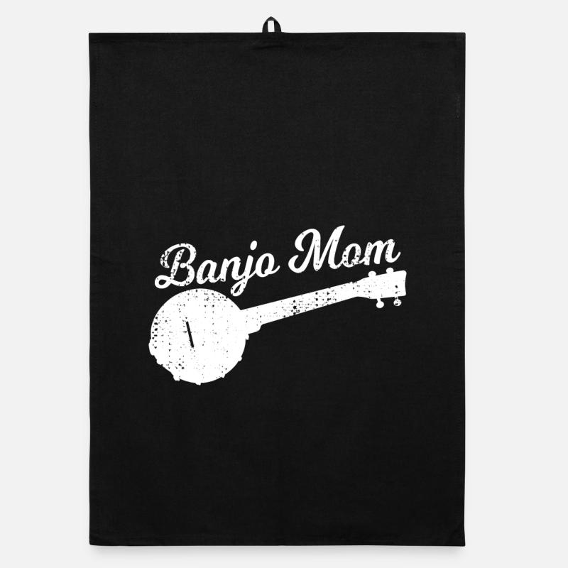 Maman joueuse de banjo Torchon bio