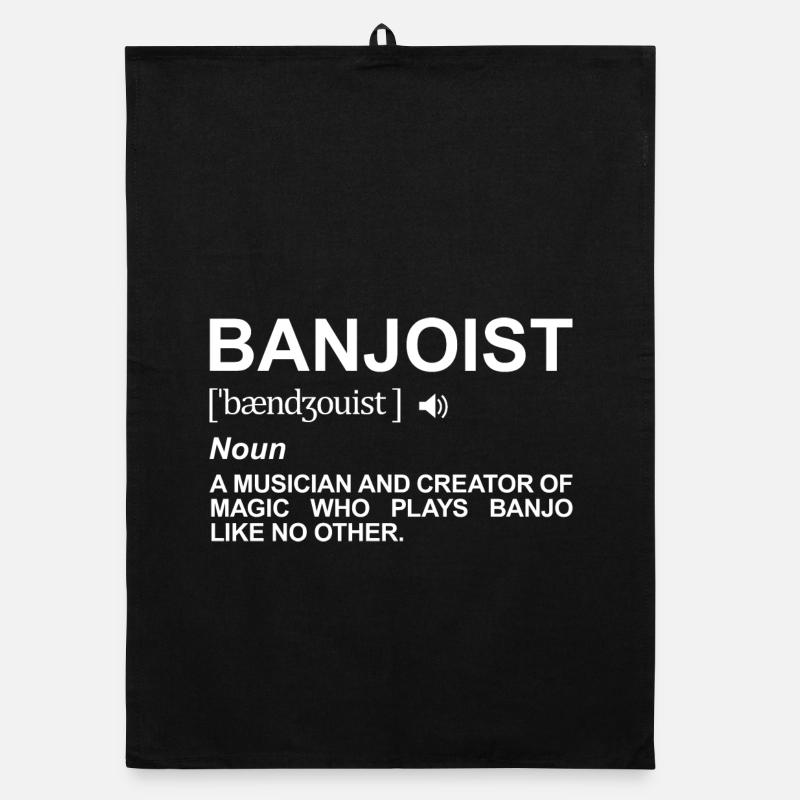 Banjospieler Definition Organic Geschirrtuch