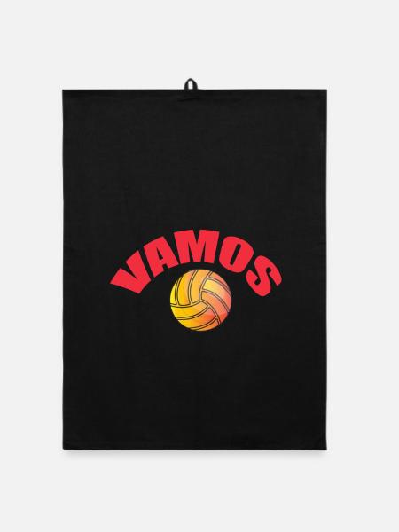 VAMOS - Organic Geschirrtuch - Schwarz - Vorne