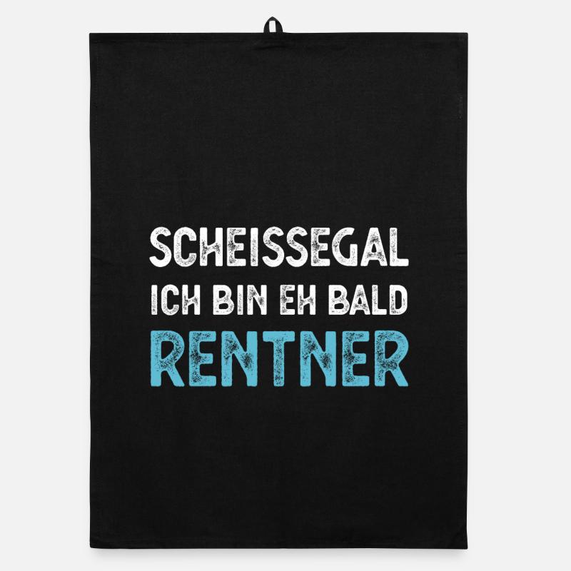 Rentner Ruhestand Organic Geschirrtuch