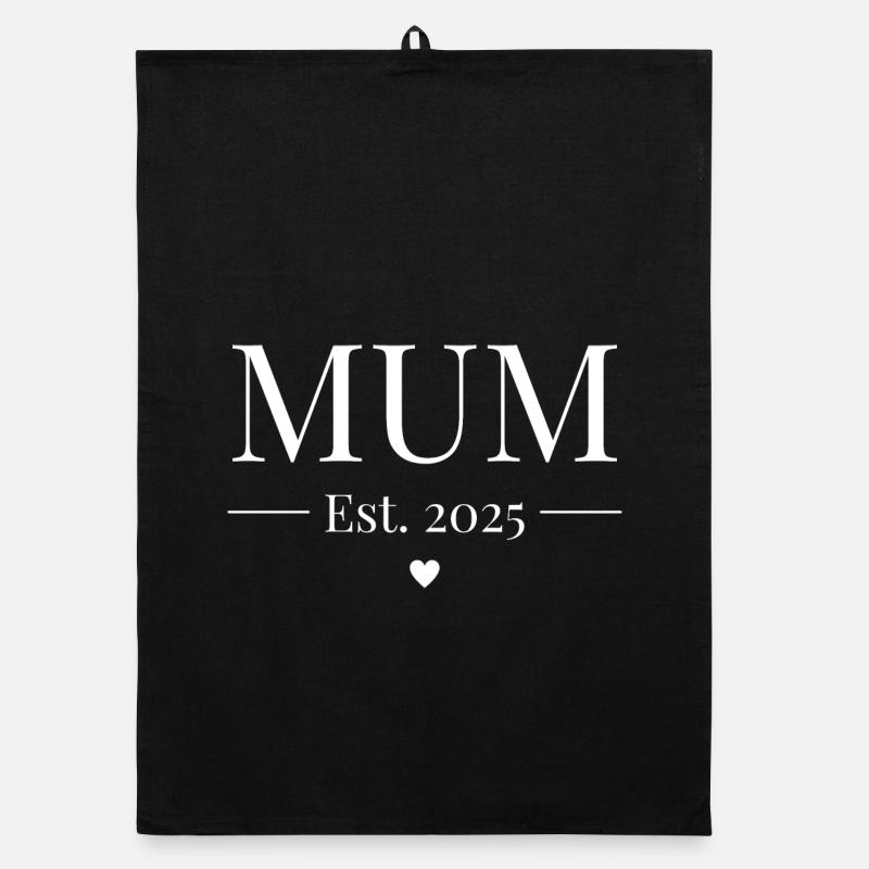 Mum Established 2025 Organic dish towel
