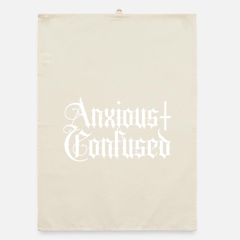 Anxious & Confused Organic Geschirrtuch