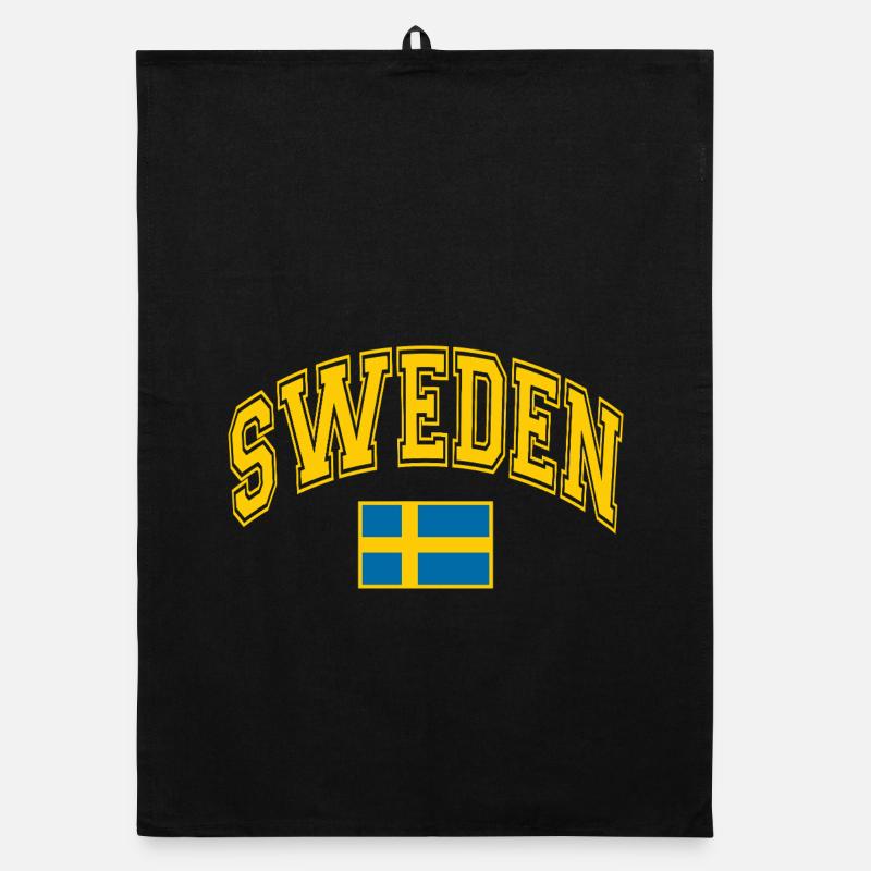 Drapeau de la Suède Torchon bio