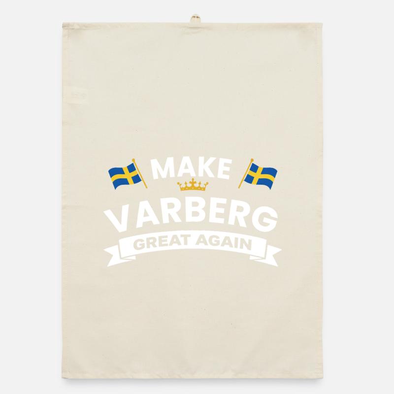 Varberg Pride Banner Emblem Organic dish towel