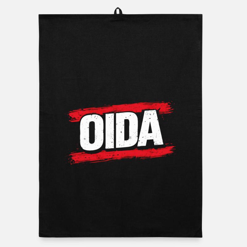 ODA Red Brush Logo Organic dish towel