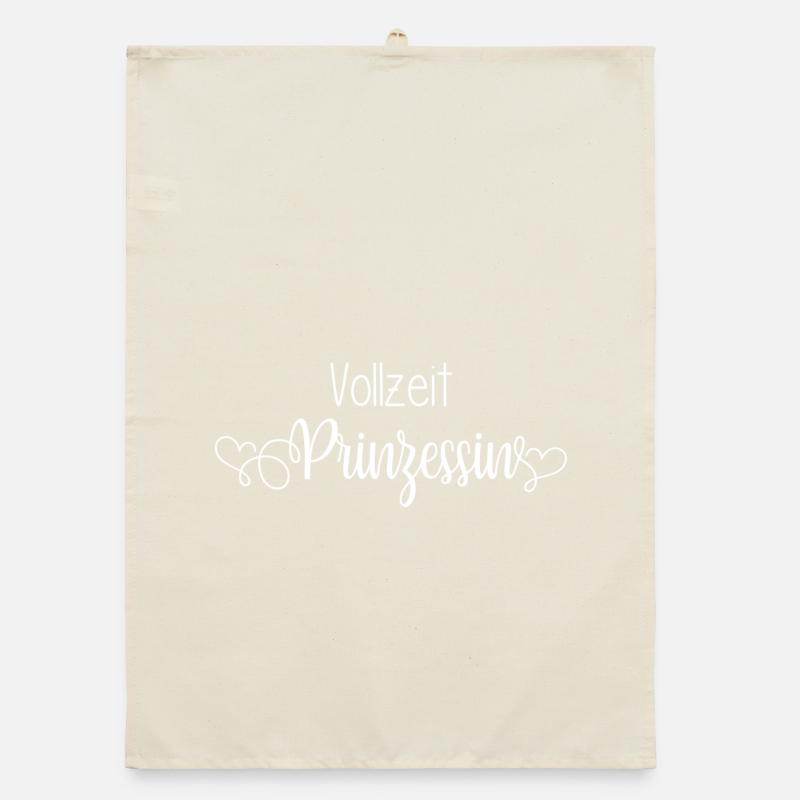 Full time princess Organic dish towel