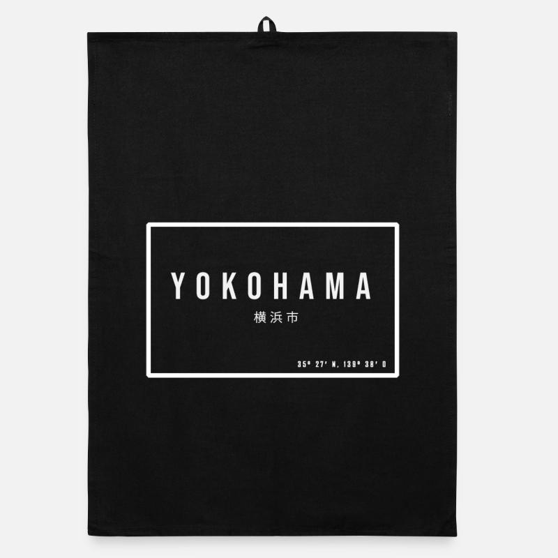 Yokohama - Torchon bio - noir