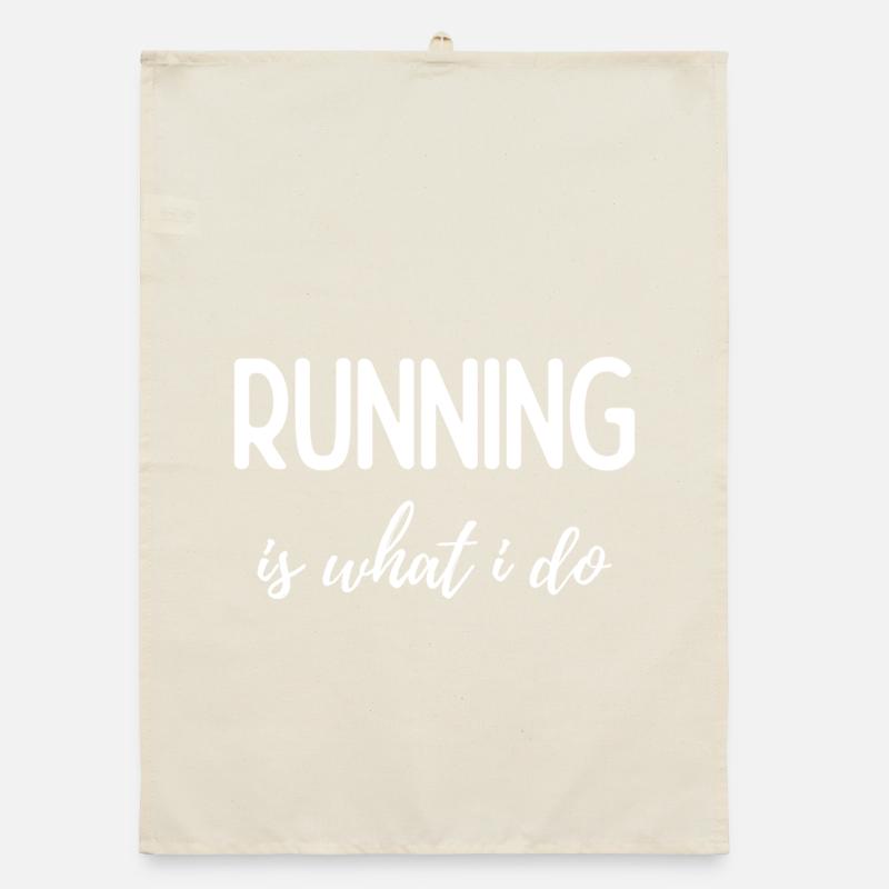 Courir, c’est ce que je fais Torchon bio