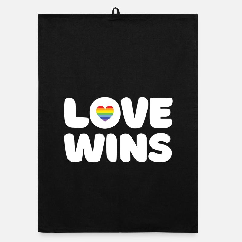 Pride Month LGBTQ - Liebe gewinnt Organic Geschirrtuch