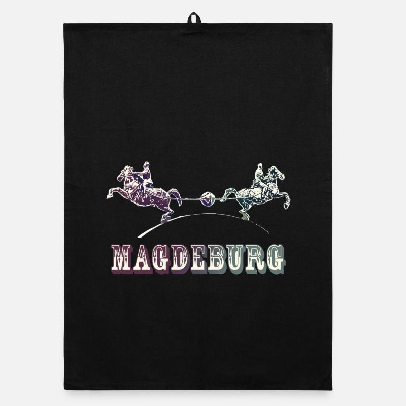 Magdeburg | Otto von Guericke's Hemisphere Experiment Organic dish towel