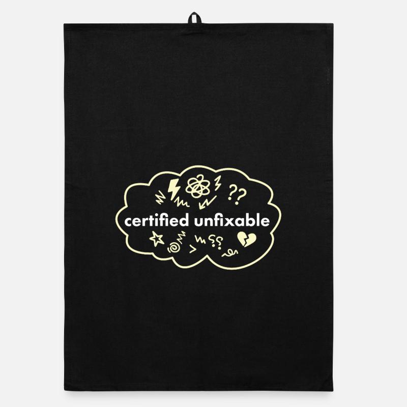 Certifié Incorrigible – Thérapie : Pas une expression normale Torchon bio