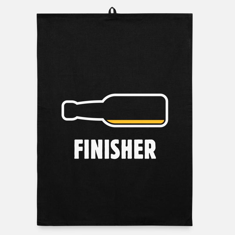 Finisher (Bier / Bierchen / Biertrinker / NEG 2C) Organic Geschirrtuch