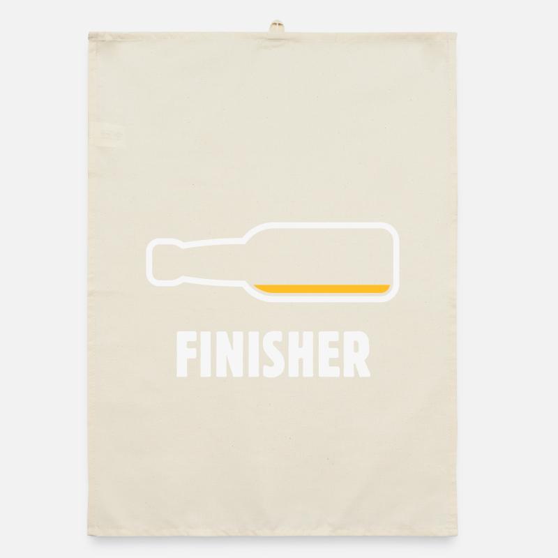 Finisher (Bier / Bierchen / Biertrinker / NEG 2C) Organic Geschirrtuch