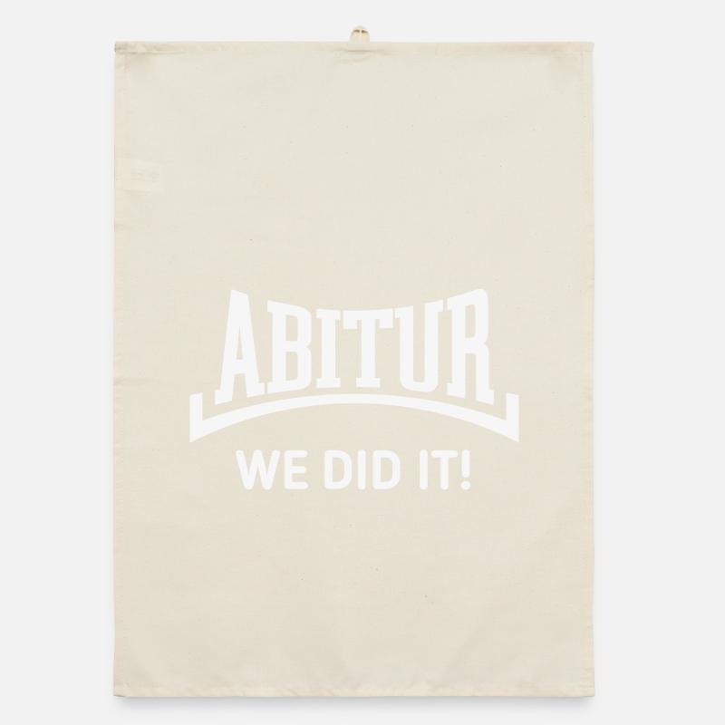 Abitur – We Did It! (Abschlussklasse / Konkav / W) Organic Geschirrtuch