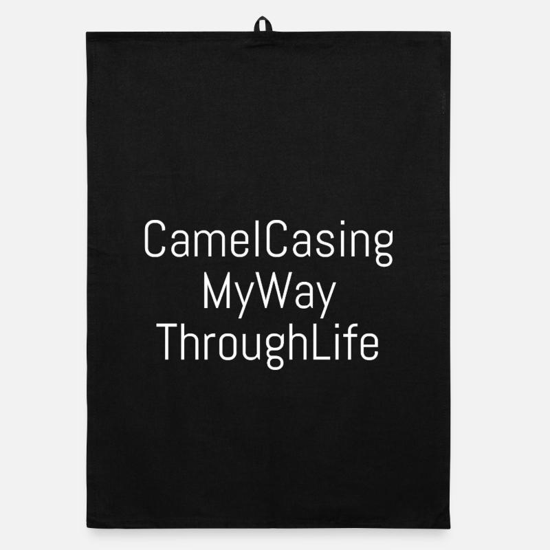 CamelCasing | Computer Science - Nerd - Coder Organic dish towel