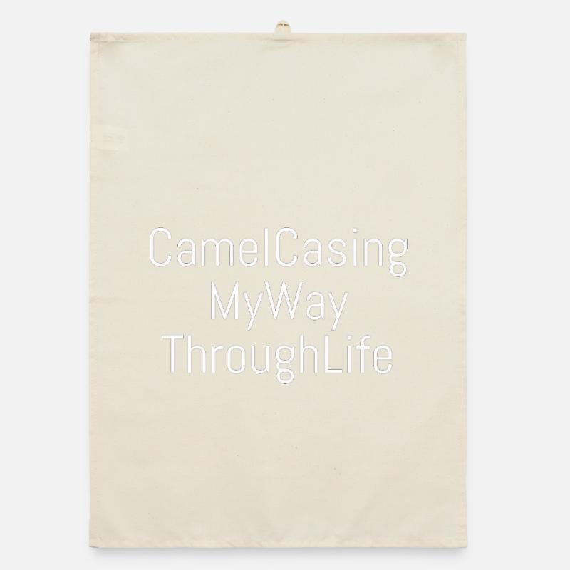 CamelCasing | Computer Science - Nerd - Coder Organic dish towel