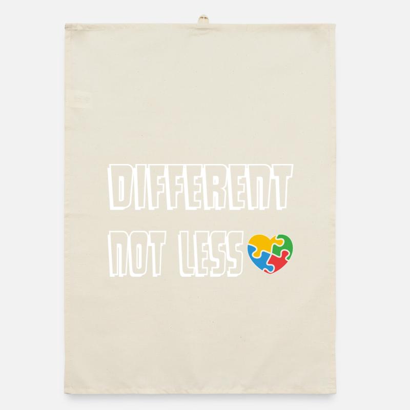 Anders Sein Herz-Puzzle Organic Geschirrtuch