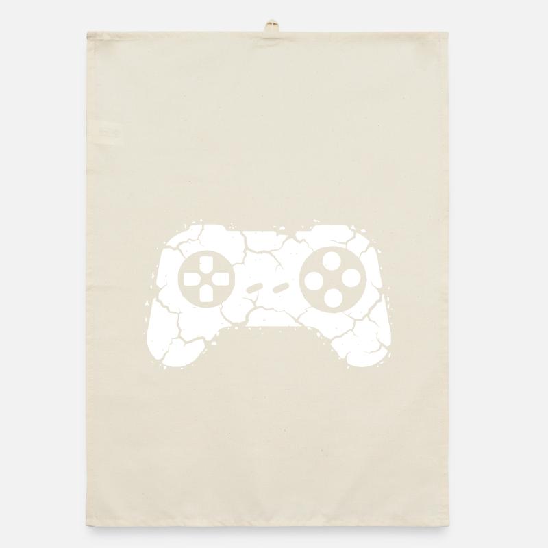 Controller Risse Rage Quit Organic Geschirrtuch