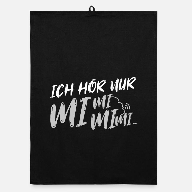Ich hör nur mi mi mi Organic Geschirrtuch