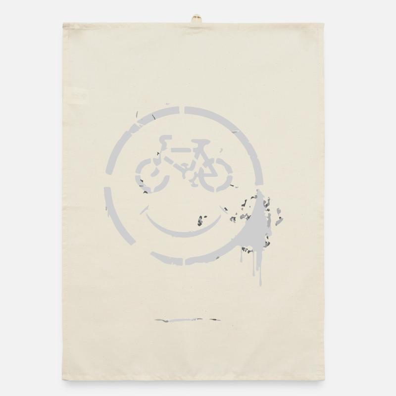 Fahrrad Mann Organic Geschirrtuch