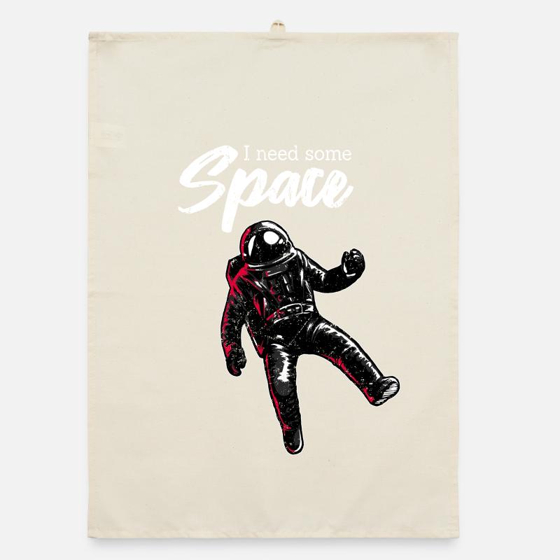 I need space | With an astronaut in space Organic dish towel