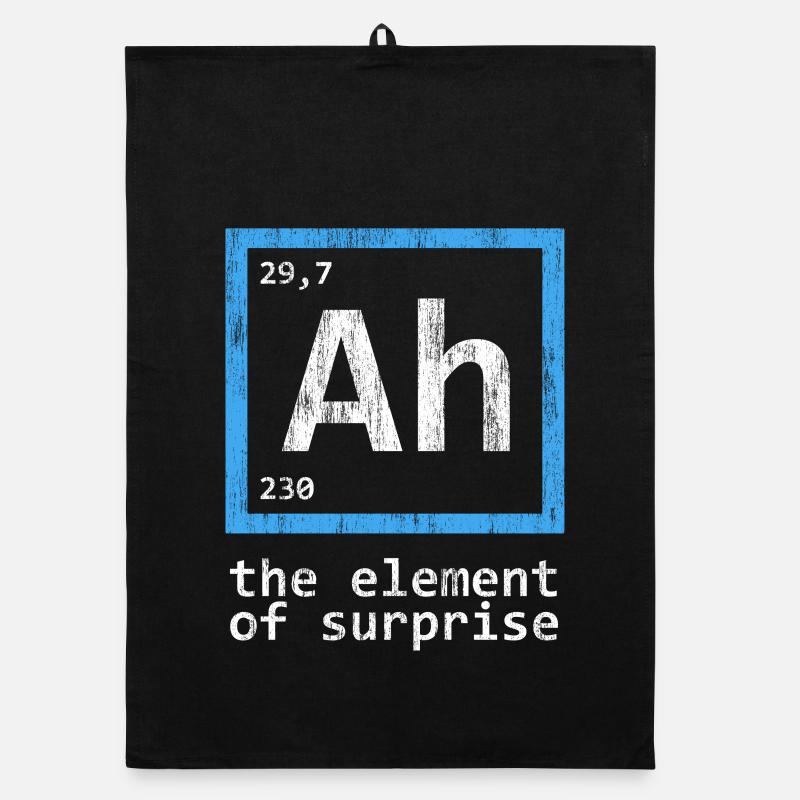Periodic Table Element Surprise Organic dish towel