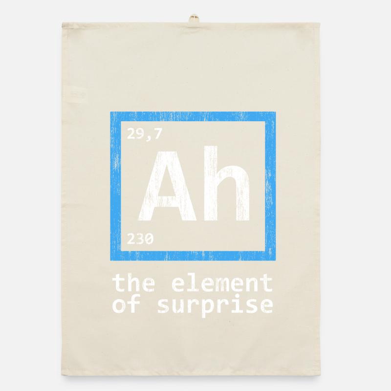 Periodic Table Element Surprise Organic dish towel