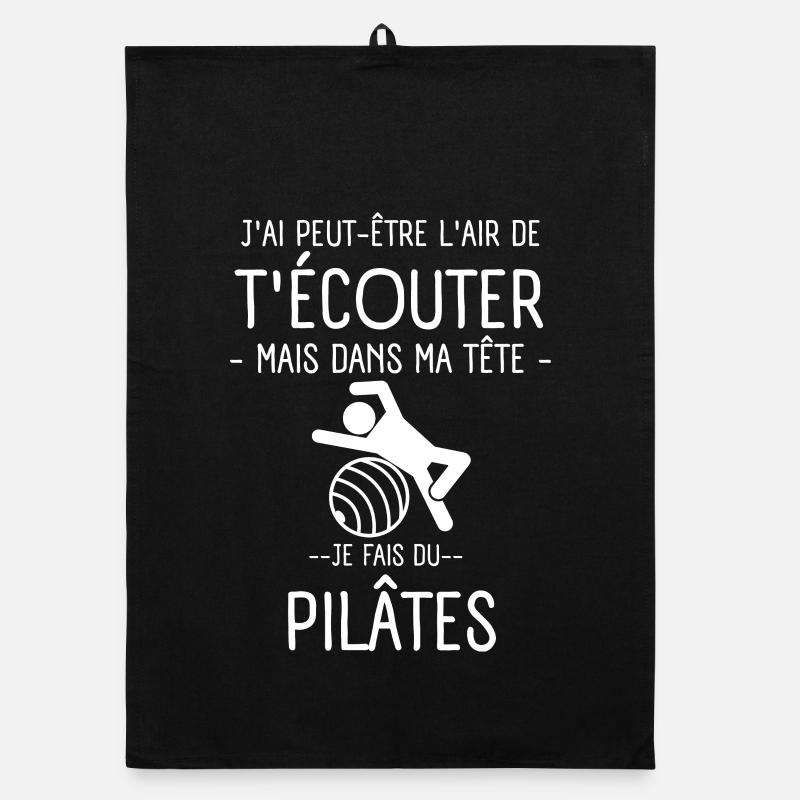 je fais du pilates 2 Torchon bio