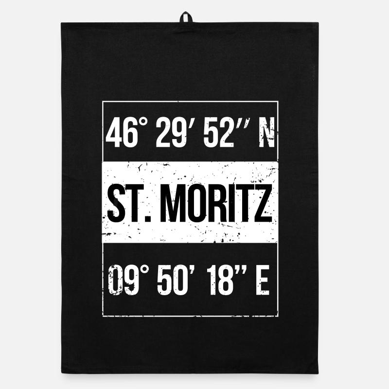 Coordonnées Sankt Moritz Suisse Torchon bio