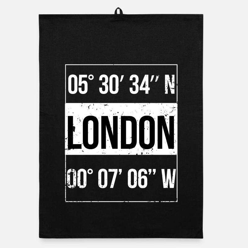 London coordinates Organic dish towel
