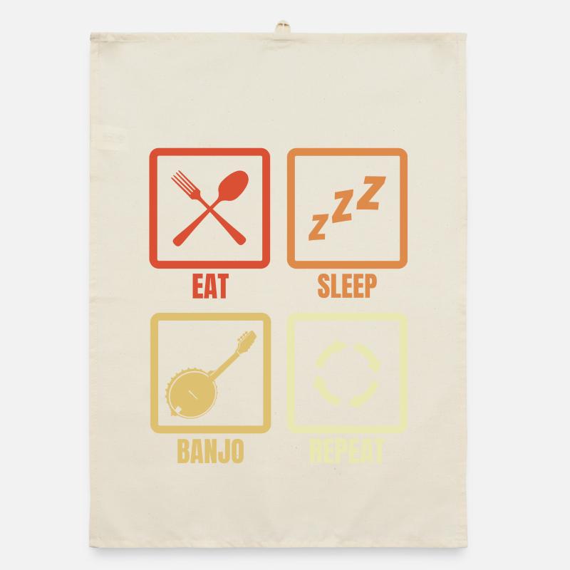 Manger Sommeil Banjo Répéter Torchon bio