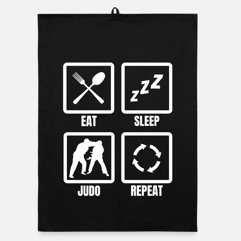 Judoka Terminplan Organic Geschirrtuch