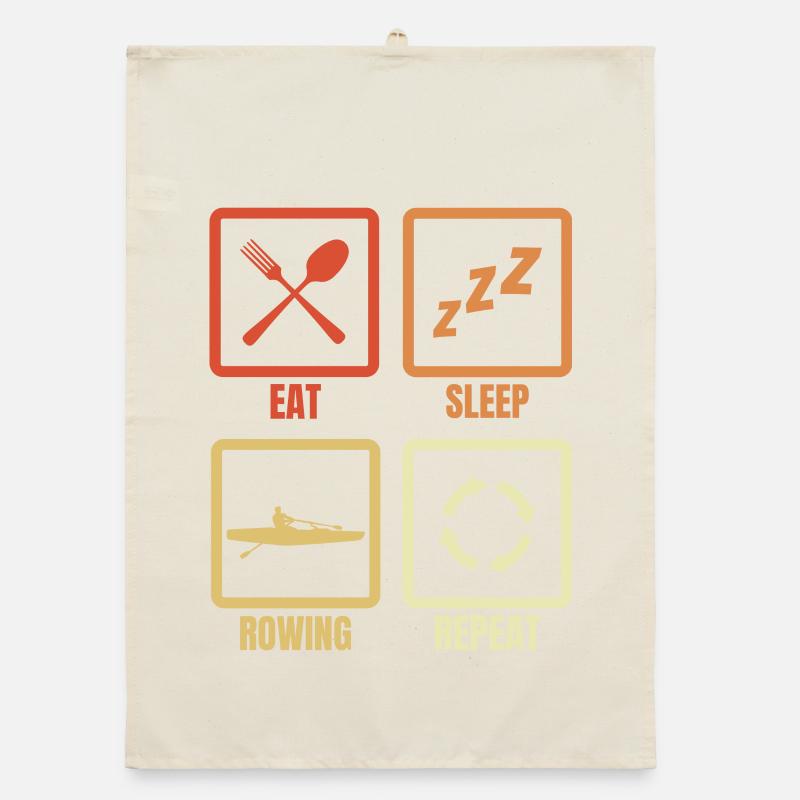 Manger Dormir Aviron Répéter Torchon bio