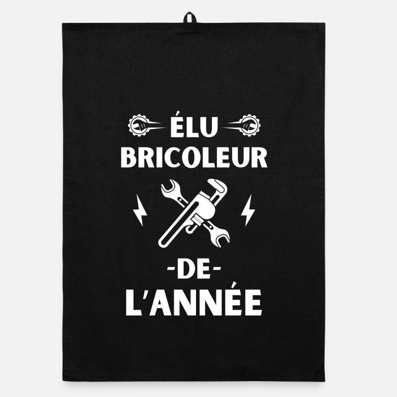 élu bricoleur de l année 1 Torchon bio