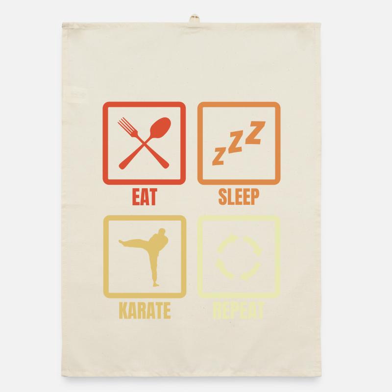 Manger Sommeil Karaté Répéter Torchon bio