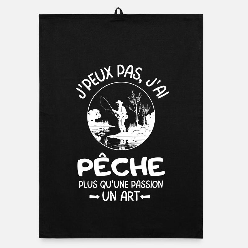 Pêcheur pêche Torchon bio