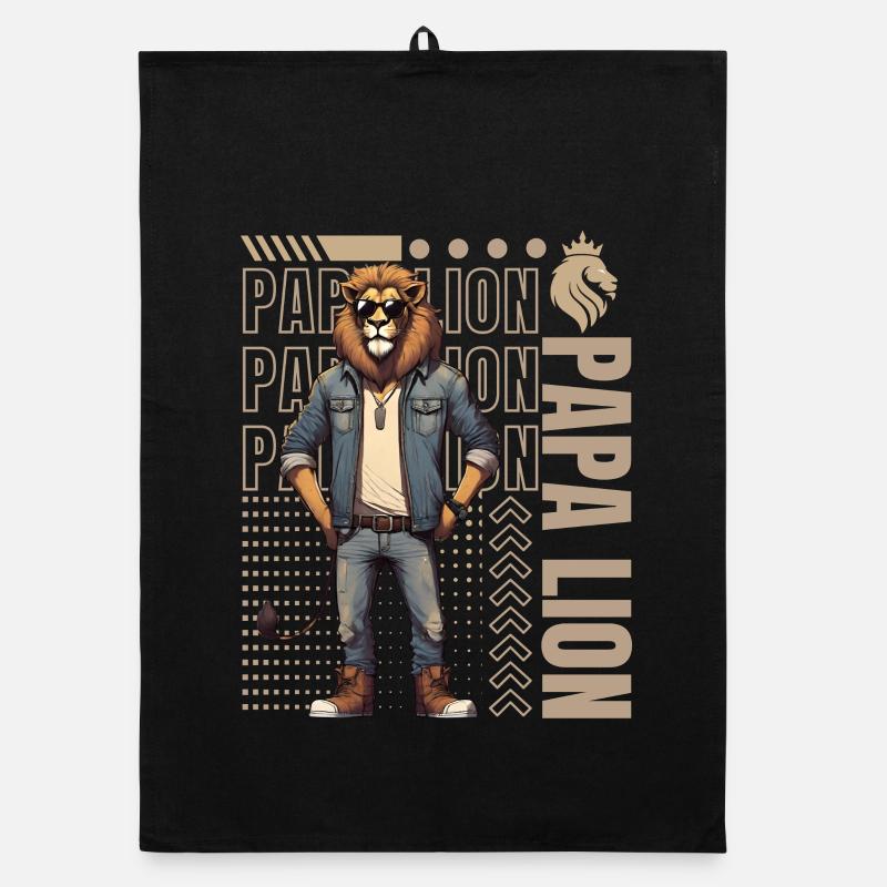 Papa Löwe Organic Geschirrtuch