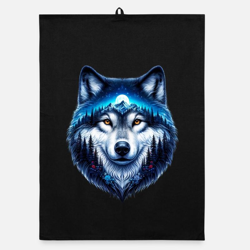Wolf Organic Geschirrtuch