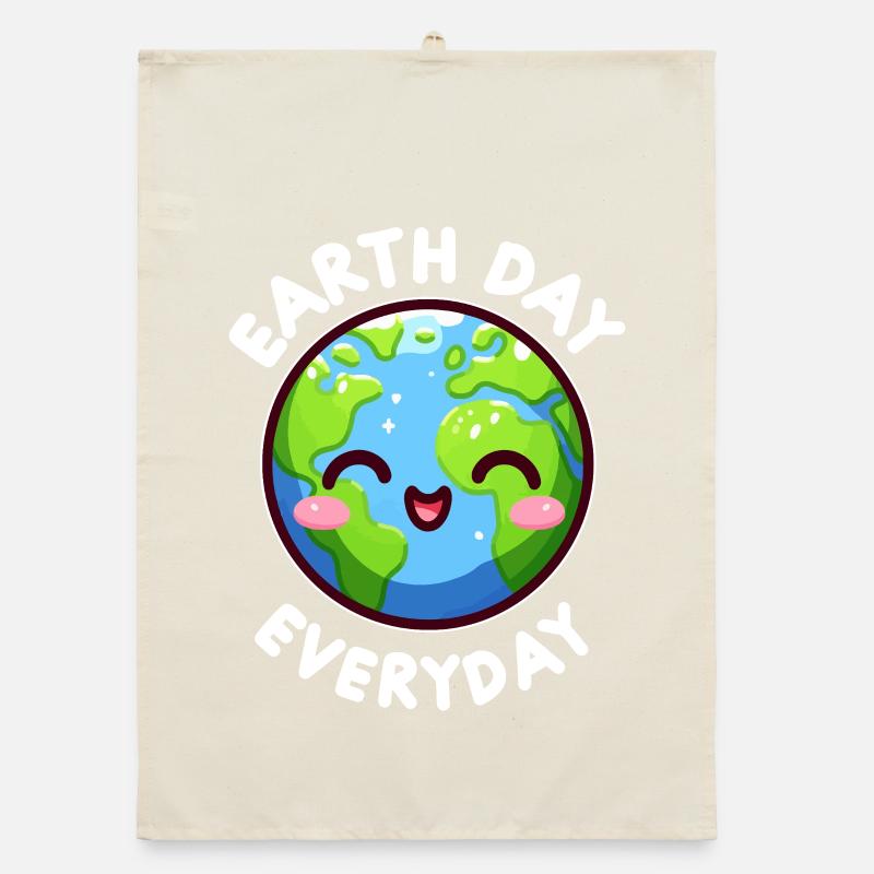 Terre Heureuse Jour Éternel Torchon bio