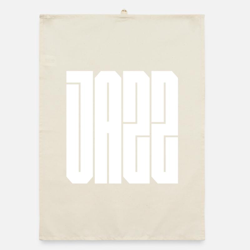 Typographie du bloc jazz Torchon bio
