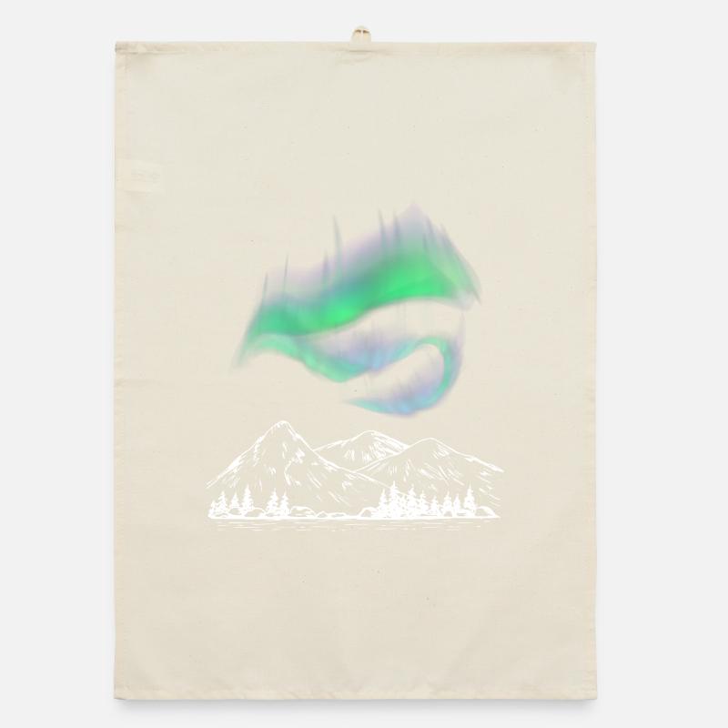 Aurora Alpine Chart Organic dish towel