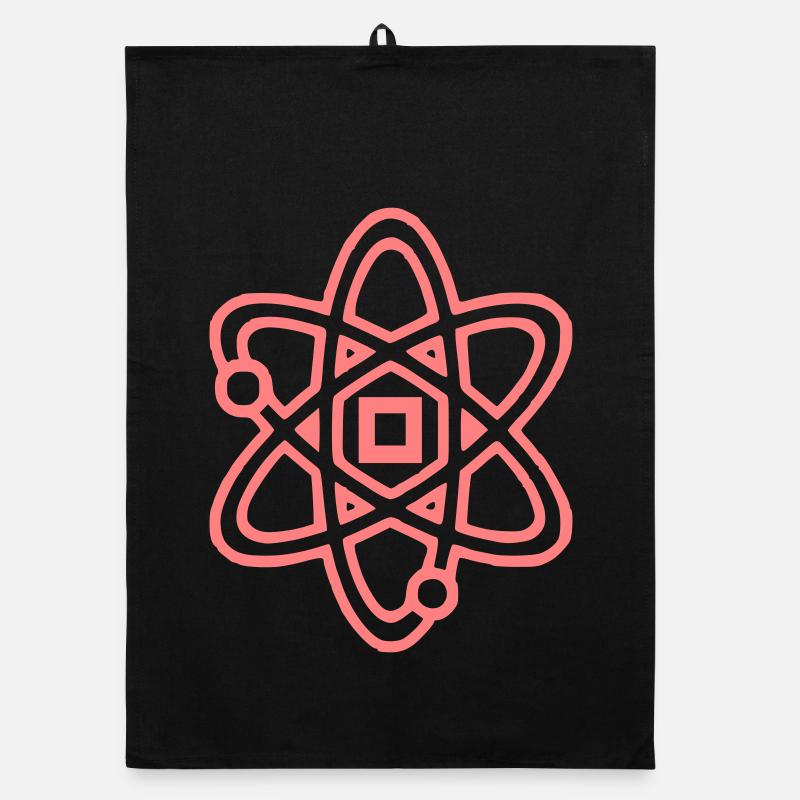 Atom Symbol Physik Kern Organic Geschirrtuch
