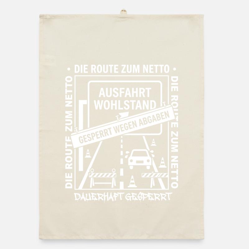 Die Route Zum Netto Dauerhaft Gesperrt Organic Geschirrtuch