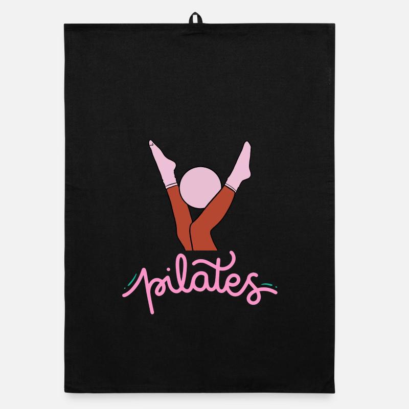 Pilates Élan Rose Organic Geschirrtuch