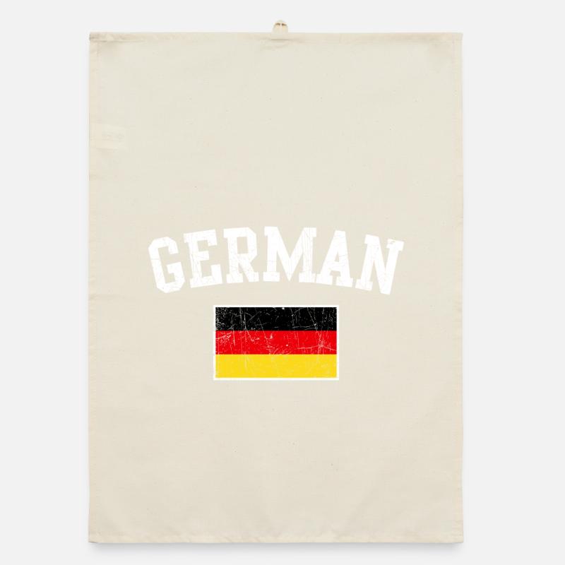 German Flag Emblem Arc Organic dish towel