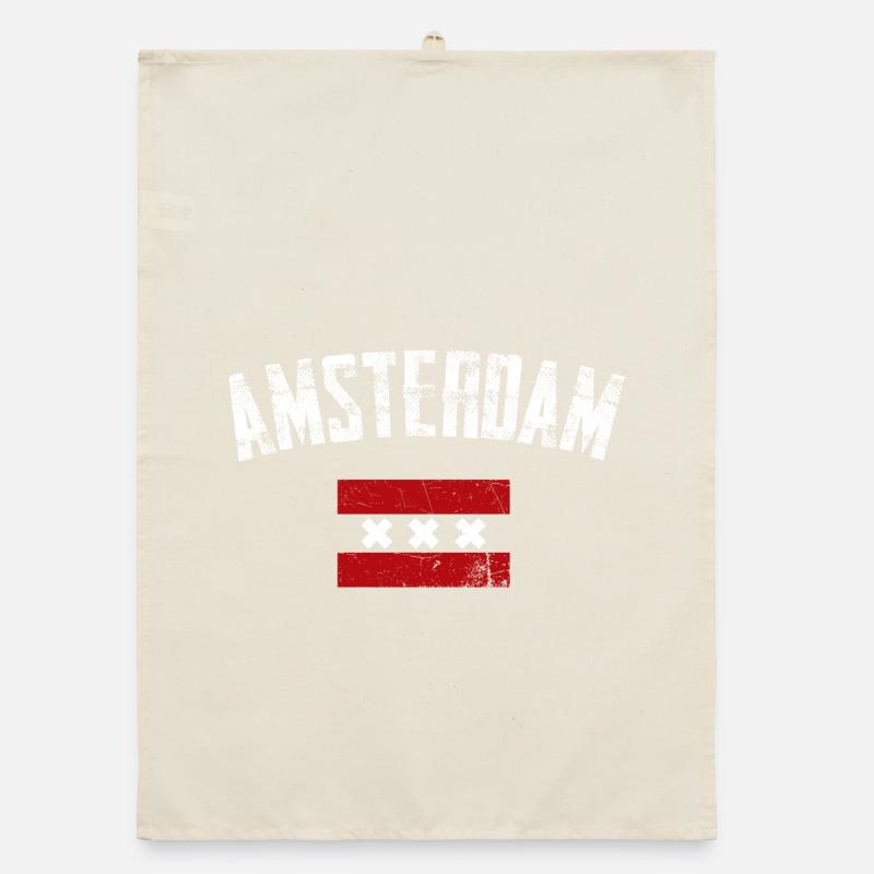 Amsterdam Bold Crest Tee Torchon bio